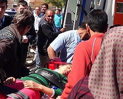 Teneffüste Sırtına İsabet Eden Mermiyle Yaralandı!