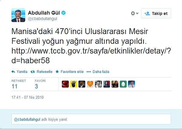 1. Abdullah Gül