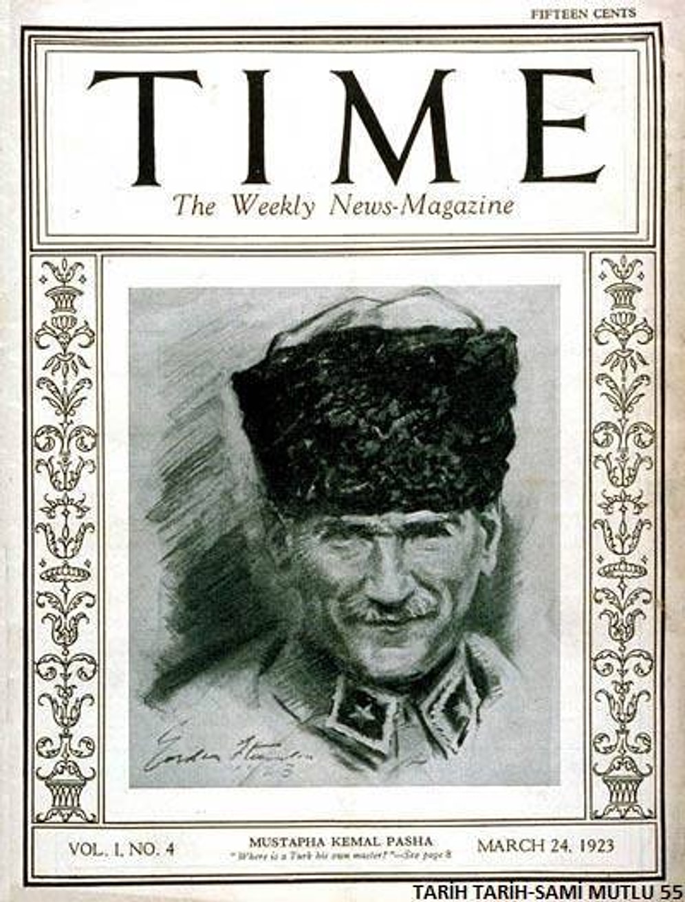 Tarihte Bugün 24 Mart 1923: Atatürk Time Dergisinin Kapağında