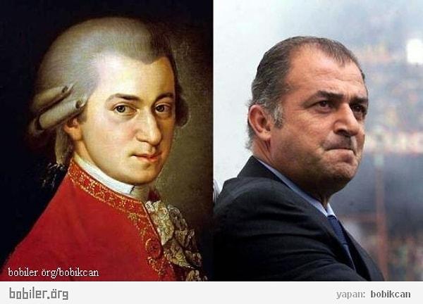 10. Wolfgang Amadeus Mozart - Fatih Terim