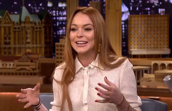 Lindsay Lohan'dan Kulis Arkası Seksi Gif