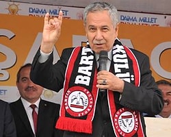 Bülent Arınç'tan 'Bozkurt' İşareti
