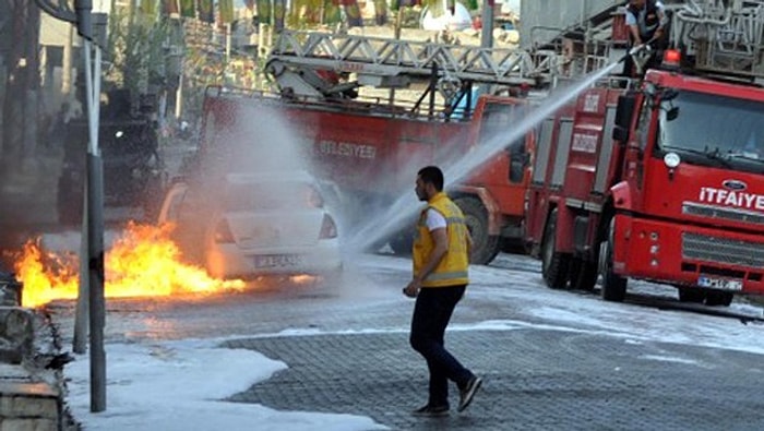 Silopi'de Polise Molotoflu Saldırı