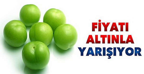 7-) Erik çıkmışsa ve fiyatı için “altın ile yarışıyor ” manşetleri atılmaya başlanmışsa