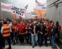 Galatasaray Taraftarı TFF'ye Yürüdü