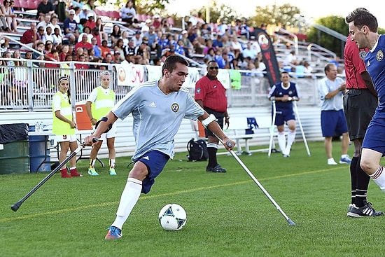 Tek Bacağıyla Futbolculara İlham Kaynağı Oldu