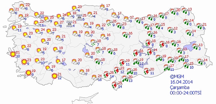 Meteoroloji'den 5 İle Kuvvetli Yağış Uyarısı