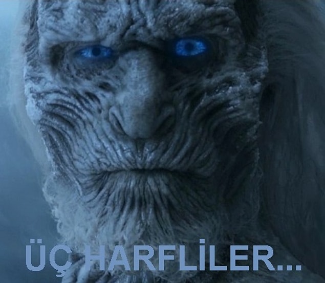 5. Ak gezenlere "üç harfliler" derlerdi