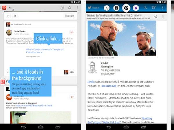 Link Bubble Android Kullanıcılarına İnternette Gezmenin Yeni Bir Yolunu Sunuyor