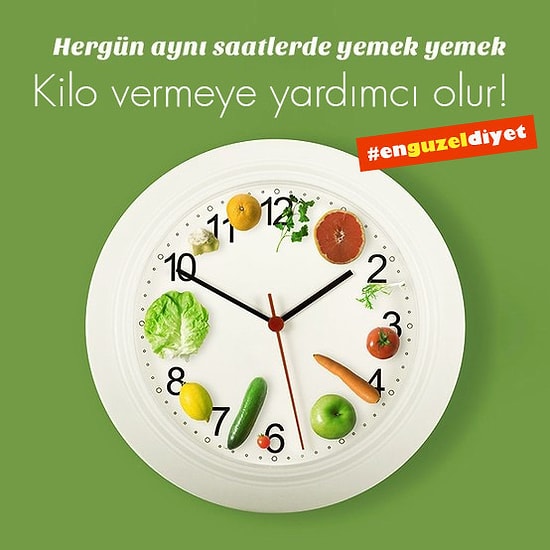 Kilo Vermek İçin Aynı Saatlerde Yemek Yiyin!