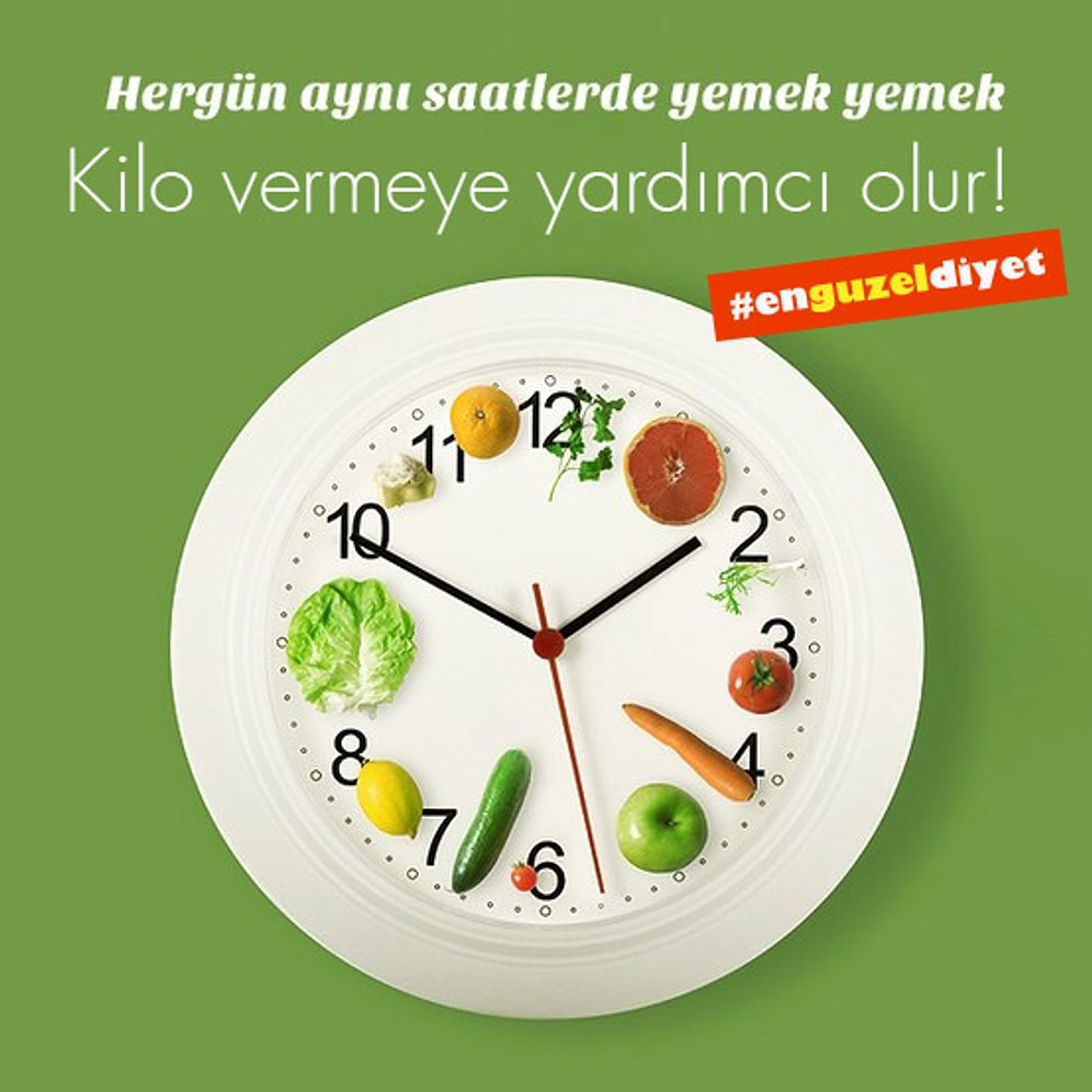 Kilo Vermek İçin Aynı Saatlerde Yemek Yiyin!