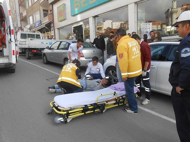 Bilecik'te Meydana Gelen Trafik Kazasında 1 Kişi Yaralı