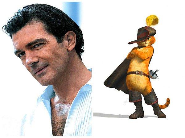 Antonio Banderas-Çizmeli Kedi "Shrek"