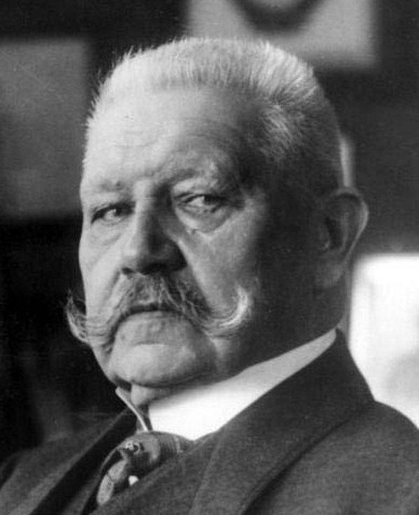 1925 - President Hindenburg