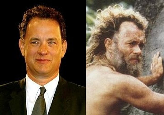 9. Tom Hanks -Castaway (Yeni Hayat)