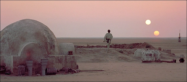 Tatooine gezegeninin adÄ±, Ã§ekimlerin yapÄ±ldÄ±ÄŸÄ± Tunus'un Tataouine ÅŸehrinden geliyor.
