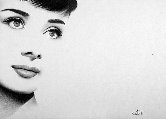 Audrey Hepburn'ün Unutulmaz Güzelliğini Gösteren 15 İllüstrasyon