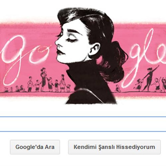 Google'dan Audrey Hepburn Doodle'ı