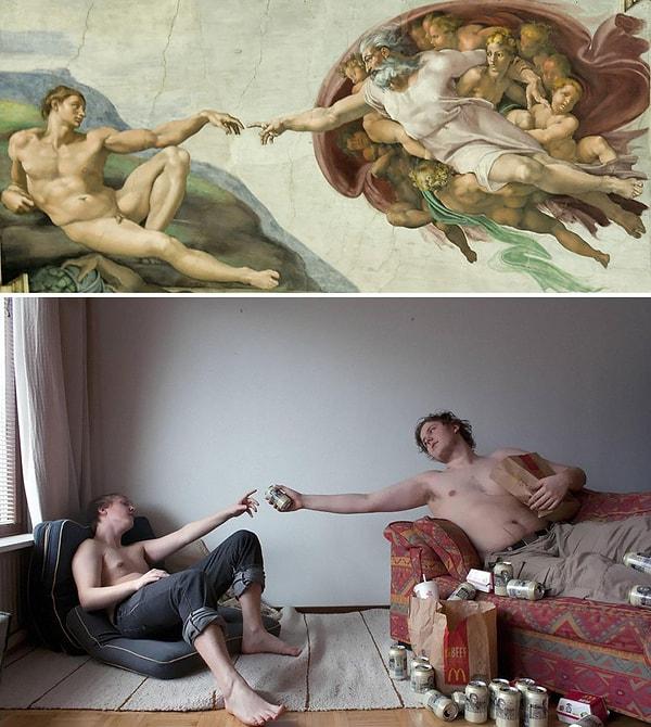 “The Creation of Adam” - Michelangelo