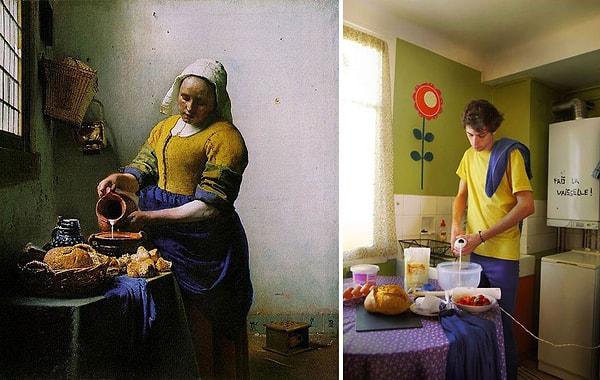 “La laitière” - Johannes Vermeer