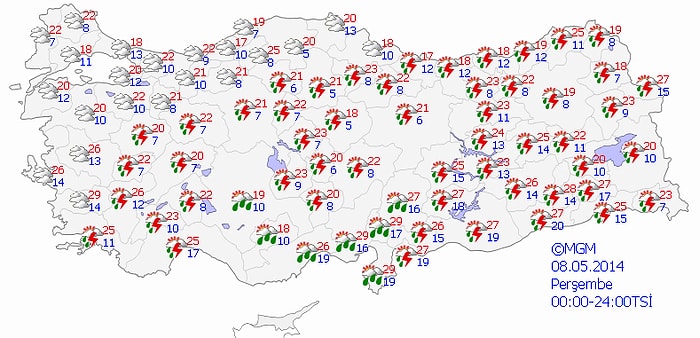 Meteoroloji'nin Kuvvetli Yağış ve Rüzgar Uyarısı Devam Ediyor