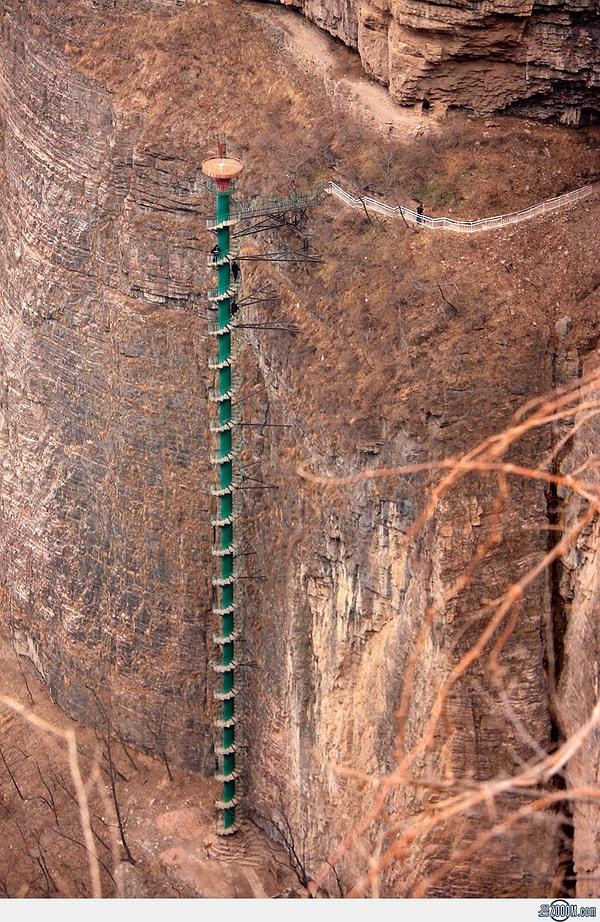 7. Spiral Merdiven, Taihang Dağları, Çin
