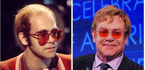 15.Elton John, 1972 vs. 2013.