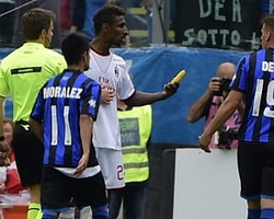 Milan Oyuncularına Muz Atıldı
