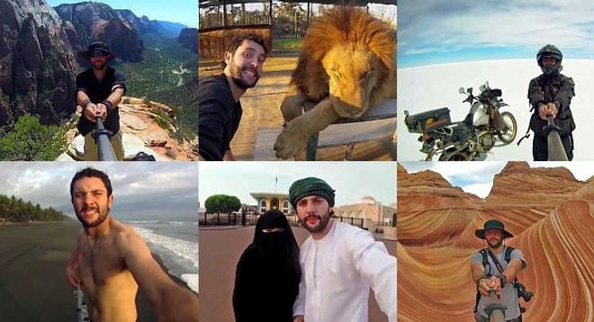 Dünyanın Dört Bir Yanında Video Selfie Çeken Adamı Gerçekten Kıskanacaksınız