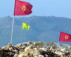 Karakol Duvarına PKK Bayrağı