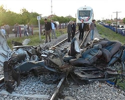 Konya'da Tren Faciası: 2 Ölü