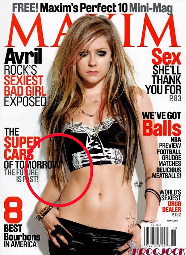 8. Avril Lavigne.
