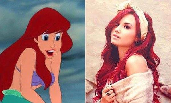 8. Ariel ve Demi Lovato