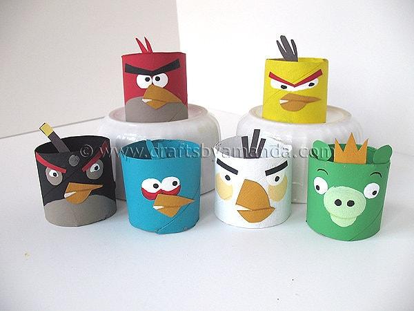 5. Karton Angry Birds Figürleri