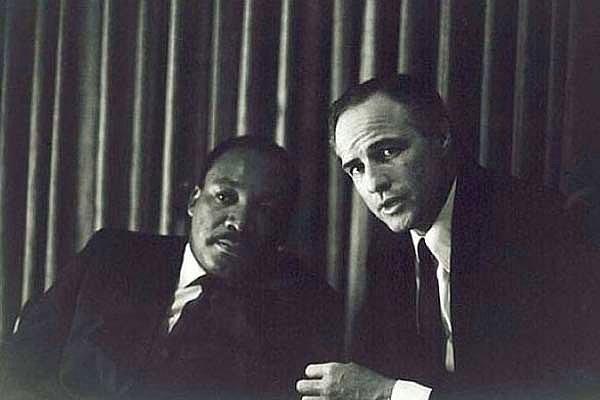 18. Martin Luther King Jr. ve Marlon Brando