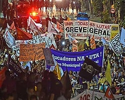 2014 Dünya Kupası'nın Ev Sahibinde Grevler Devam Ediyor