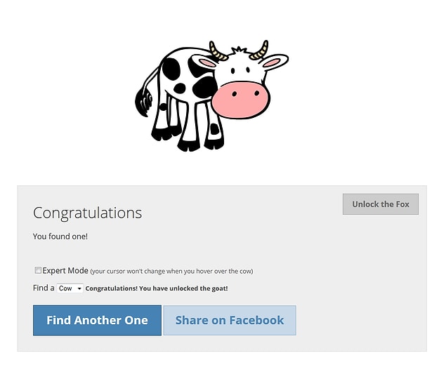 1. Find the Invisible Cow
