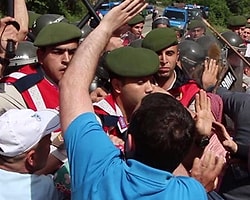 HES'e Karşı Çıkan Köylüye Jandarmadan Sert Müdahale