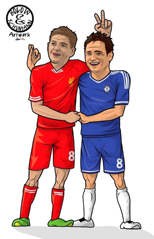 Steven Gerrard ve Frank Lampard