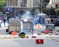 İstanbul'daki Lice Protestosunda Olaylar Çıktı