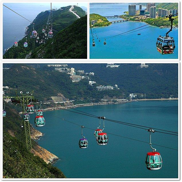 4. Hong Kong Skyrail Teleferiği