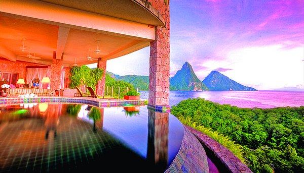 21. Jade Mountain Resort - St. Lucia