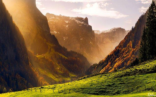 34. İsviçre Alplerinde Sonbahar