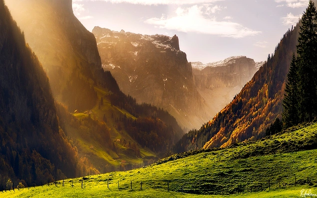 İsviçre Alplerinde Sonbahar