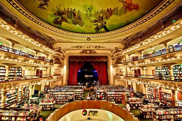 5. Librería El Ateneo - Buenos Aires, Arjantin