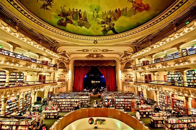 5. Librería El Ateneo - Buenos Aires, Arjantin