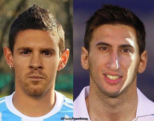 1. Lionel Messi ve Angel Di Maria