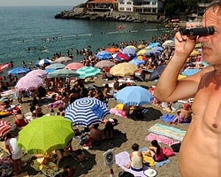 Kadınlar Plajında Erkek Cankurtaran Tepkisi