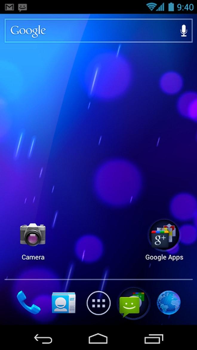Bütün Android sürümlerinin ekran görüntüleri