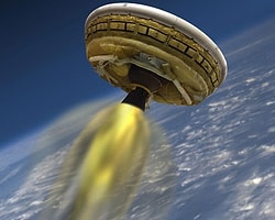 NASA 'Uçan Dairesini' Denedi